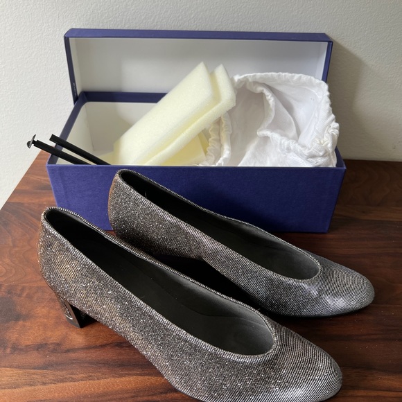 Stuart weitzman metallic pump 6 1/2 M - Picture 8 of 9
